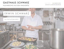 Tablet Screenshot of gasthaus-schwarz.at